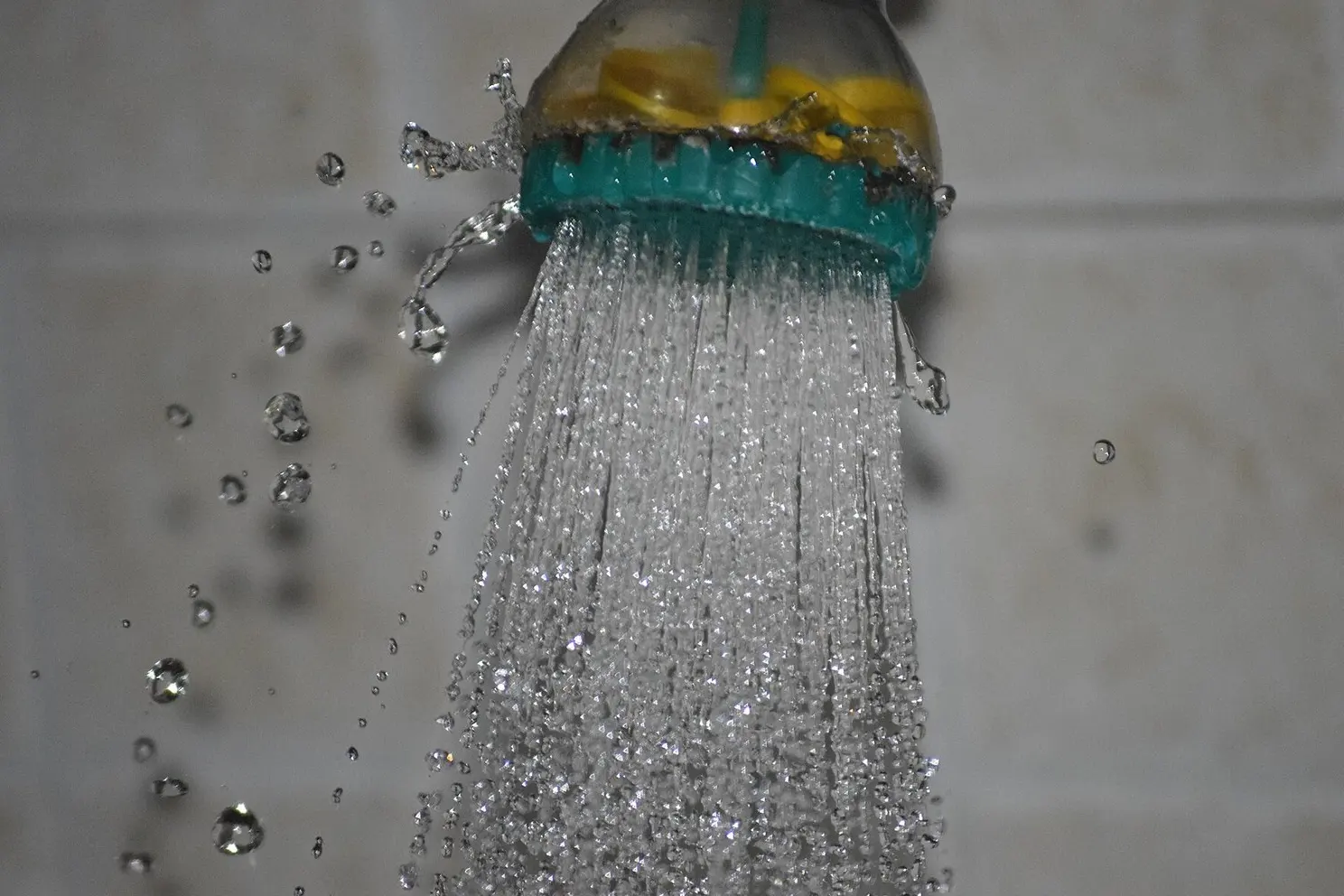Plumbing leak — dripping water from a fixture